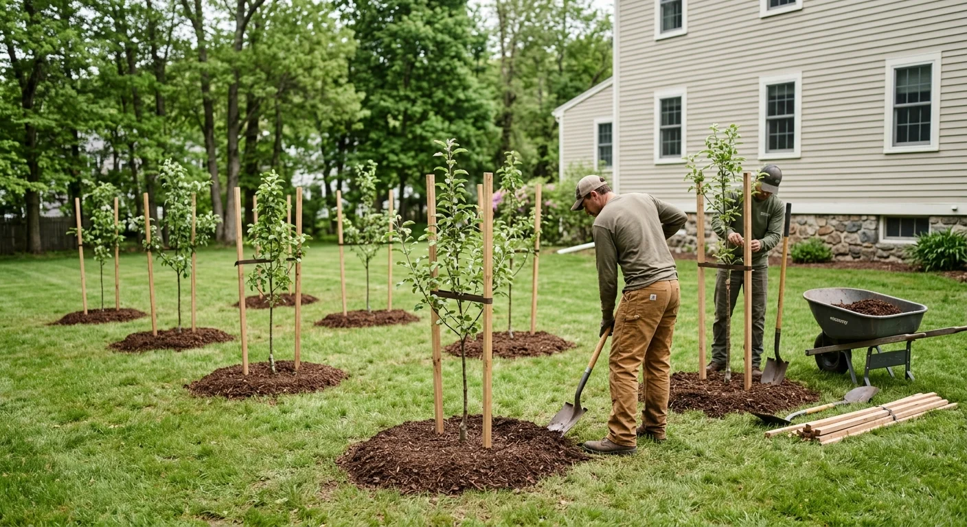Small Orchard Grouping Planted on a Meriden Homestead