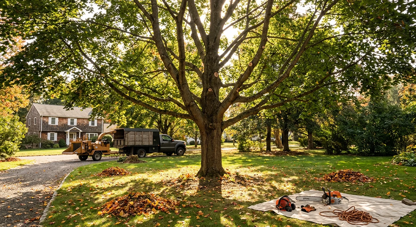 Mature Maple Crown Thinning