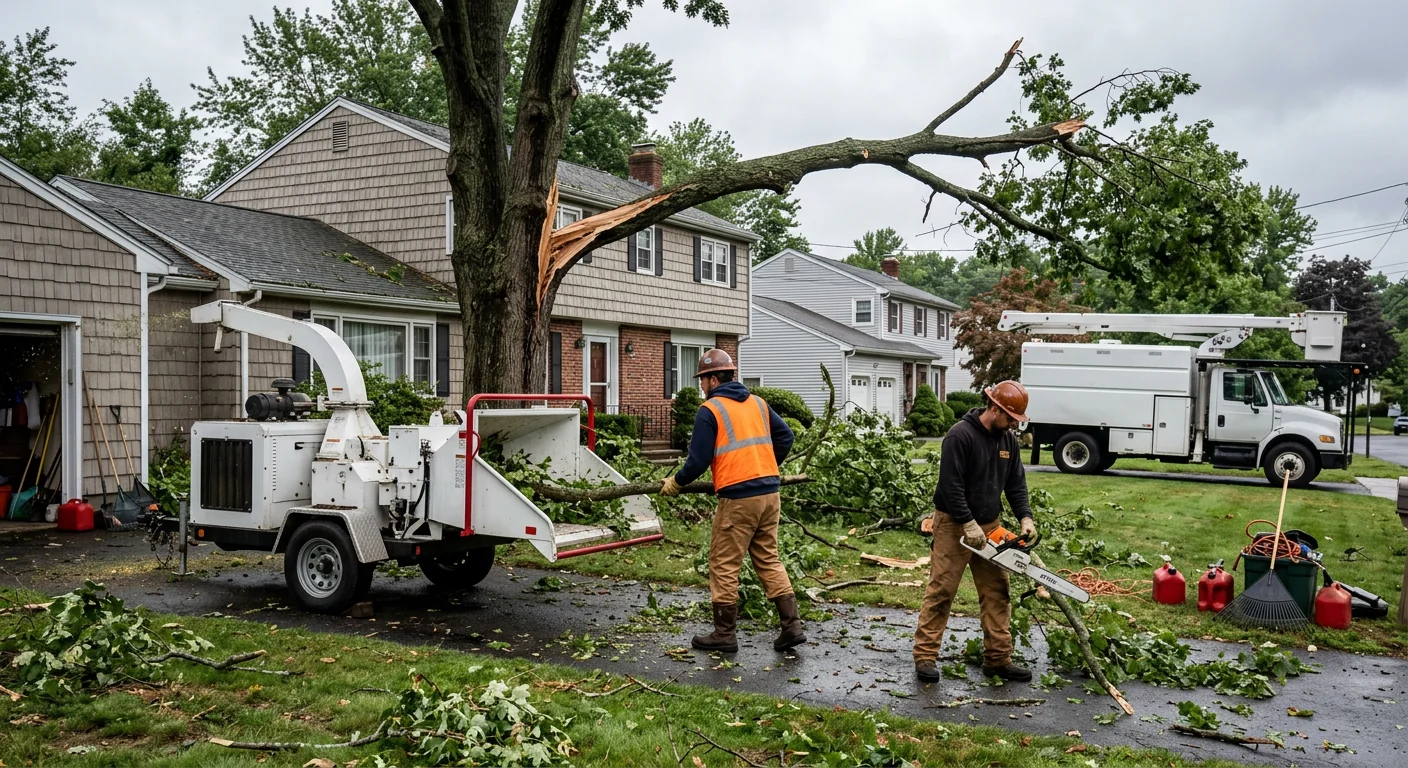 Tree Service project completed by Meriden Tree Services in Meriden, CT