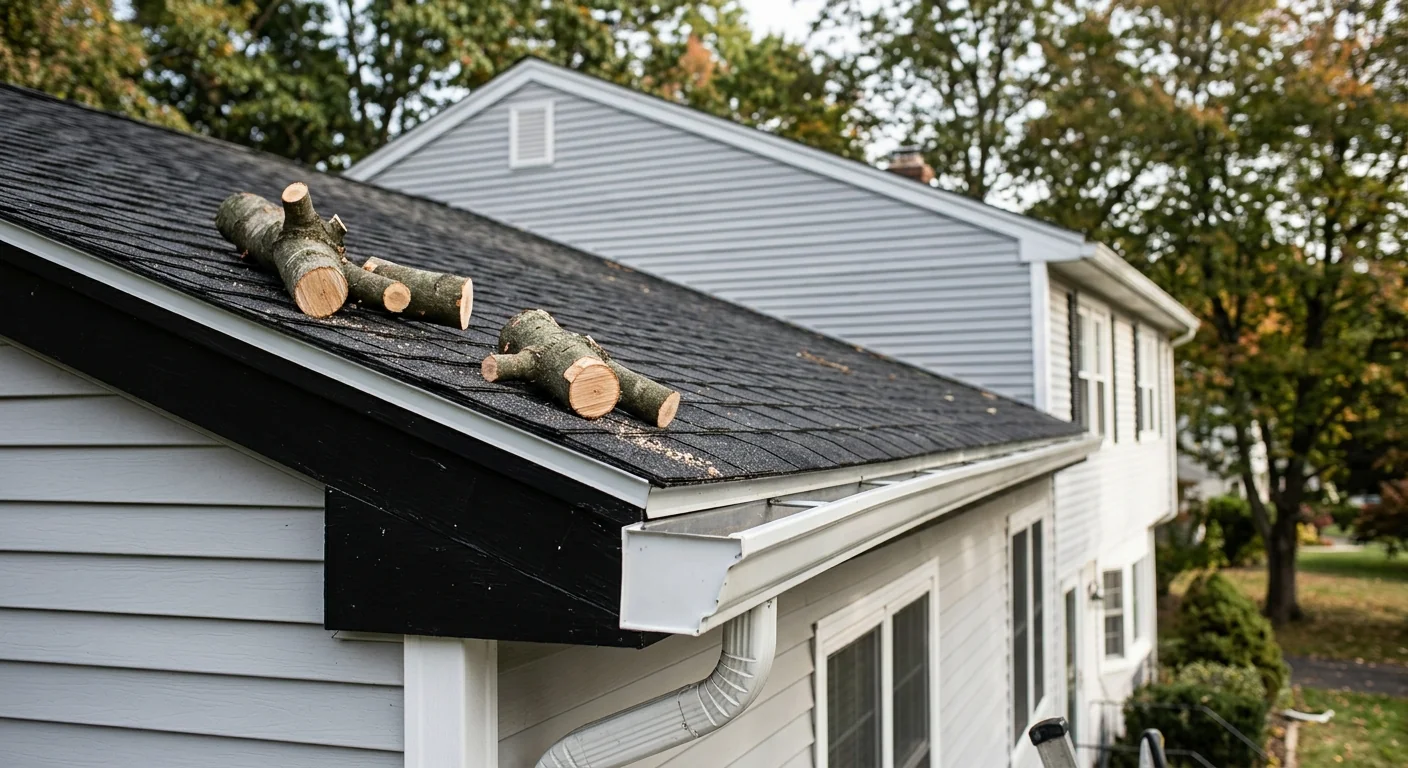 Roofline Clearance Pruning on Two-Story Home